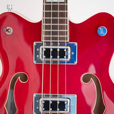 2012 Gretsch G5442BDC Double Cut Electromatic Bass - in Red image 11