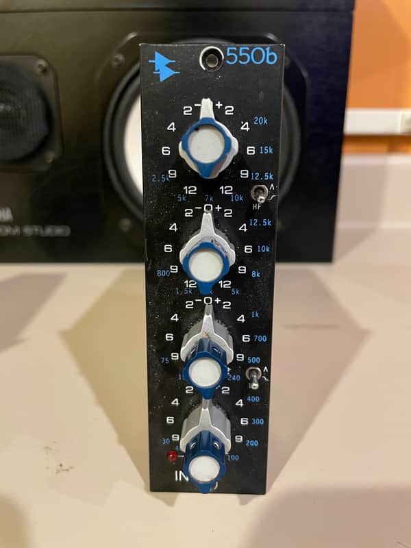 API 550B 500 Series 4-Band Equalizer Module 1990 - Present - Black image 1