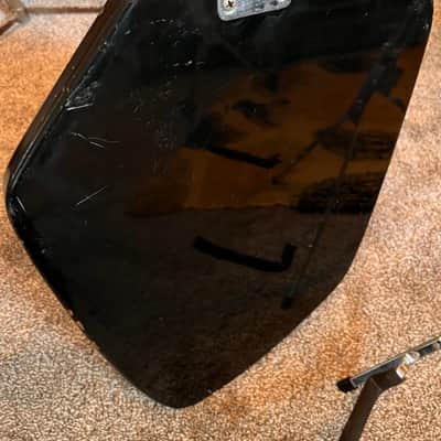 Rare 1960's Teisco Del Rey EV-1 Phantom Guitar Black image 5