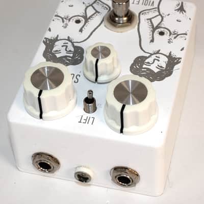 TomKat Pedals Violet Muffer Fuzz Pedal w/Box • Nude Graphic image 2