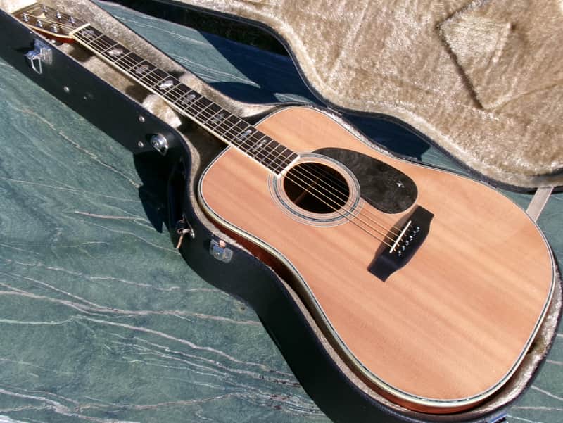 1980 Yairi YW-600 Dreadnought Guitar New Jacaranda Natural+Vintage Hard Case image 1