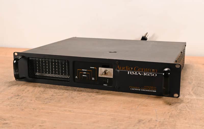Audio-Centron RMA-1650 1300W Stereo Power Amplifier CG01NUW image 1