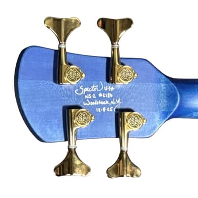 Spector USA NS-2, Custom Matte Green-Blue Burst w/ Haz-Lab / 1.5 Nut *On Order, ETA Nov. 2026 image 11