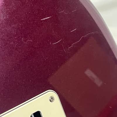 Fender Standard Stratocaster Strat Electric Guitar- Wine Red image 22