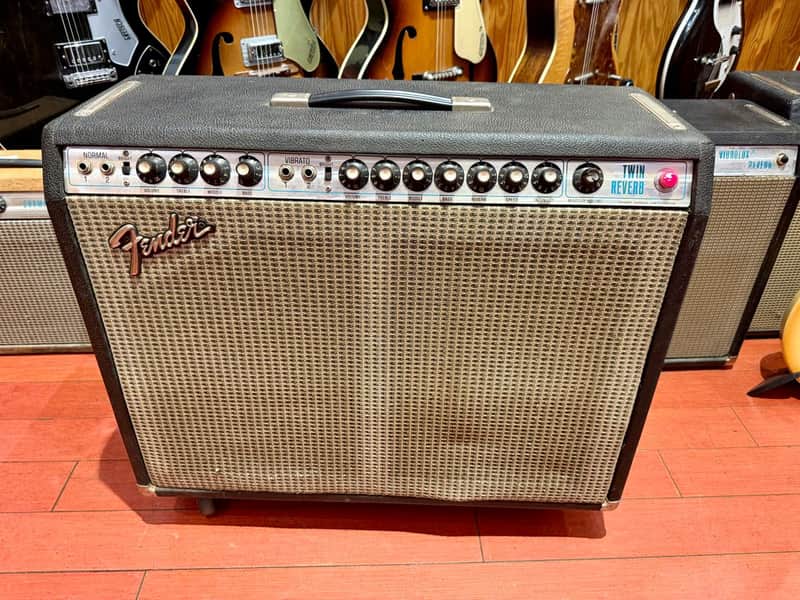 1973 Fender Twin Reverb Silverface image 1