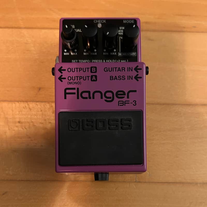 Boss BF-3 Flanger (Dark Gray Label) 2002 - Present - Purple image 1