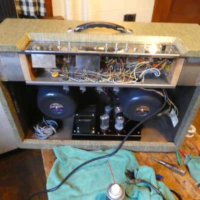 1961 Tweed Airline GVC-9010A Supro 1688TN high power Dual Tone + Thunderbolt image 9