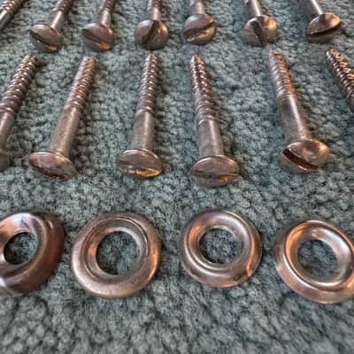Hagstrom Vintage 39,5mm screws for amps/speakers 60s image 6