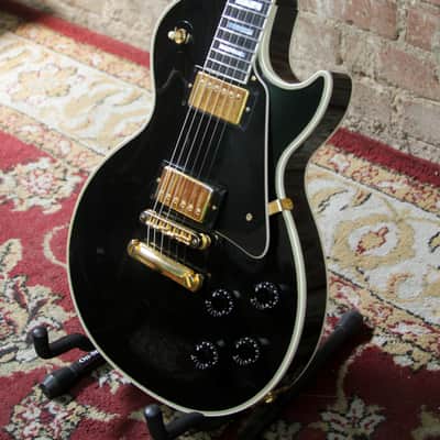 2001 Black Beauty Gibson Les Paul Custom - Ebony image 2