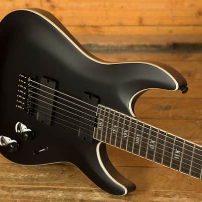 Schecter C-7 SLS Elite Evil Twin - Ebony - Satin Black - 7-String image 5