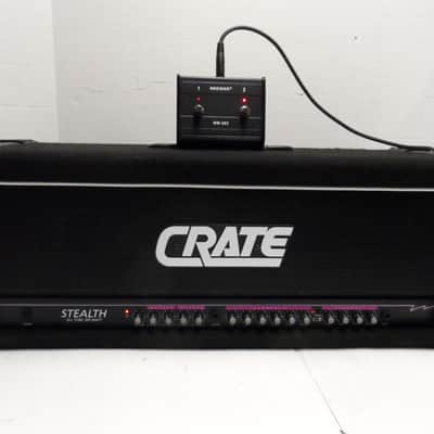Crate Stealth GT100H 100 Watt Tube 3 Channel w Footswitch Amp Lee Jackson Designed High Gain GT-100H image 1