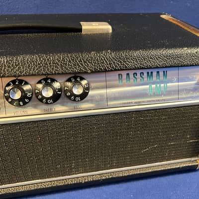 Fender Bassman "Drip Edge" 2-Channel 50-Watt Guitar Amp Head 1968 - 1969 - Silverface image 4