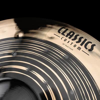 MEINL CC20DUC Classics Custom Dual Crash 20 Zoll Becken dark/brilliant image 8