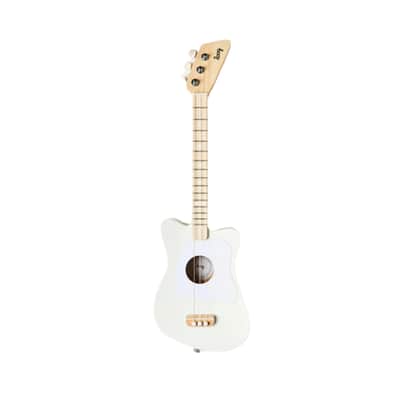Loog Mini Acoustic Right Handed 3-String Guitar, White image 1