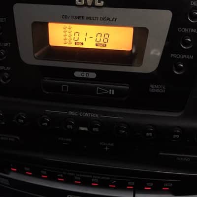 JVC PC-XC60 Stereo System Boombox 10 Disc CD Changer/Cassette image 2