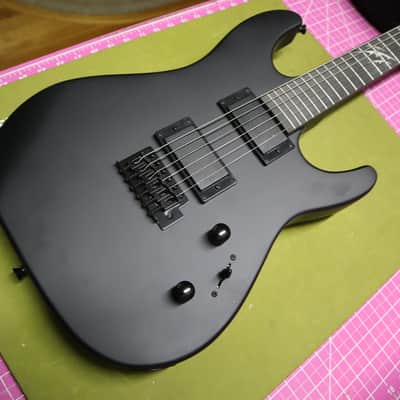 Harley Benton HWY-25BKS Progressive 2022 Black Matte Free FretWerx Setup and Fret Polish USA Stock image 3