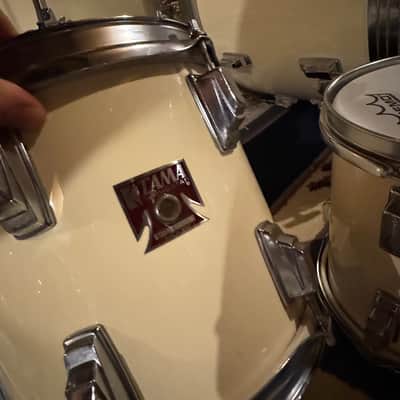 Tama Swingstar MIJ 80s 6-Piece Drum Shell Set - white image 4