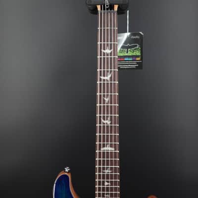 PRS SE 1 OF 1000 LIMITED EDITION EXOTIC CUSTOM 24 - BURLED ASH LAKE BLUE image 4