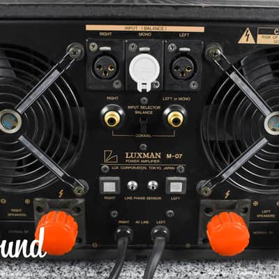 Luxman M-07 Power Amplifier in Very Good Condition image 14