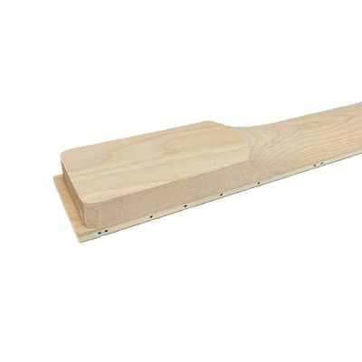 24.75" Electric Guitar Neck 24 Frets Maple Rosewood Unfinished Bolt-On Inlay image 4