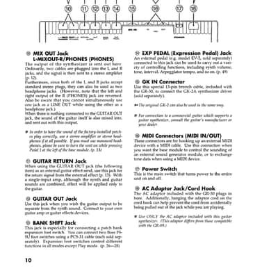 Roland GR-30 — Owners Manual User Guide Instructions — 108 Pages — USA Made image 5