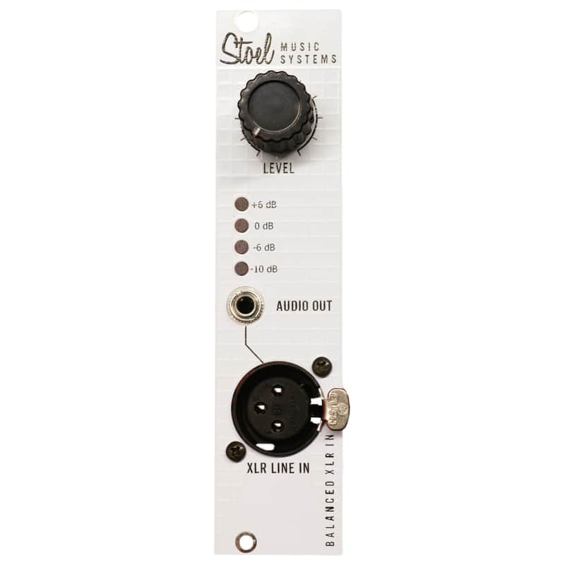 Stoel Music Systems XLR Line Input Eurorack Modular Synth image 1