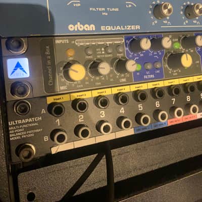 AMEK Pure Path "CIB" Channel in a Box 2000s - Gray / Blue image 2