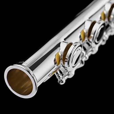 Mint Open Box Di Zhao DZ 701BEF Flute, Solid Sterling Silver Head, Body & Low B Foot, Offset G, Split E; with Case image 4