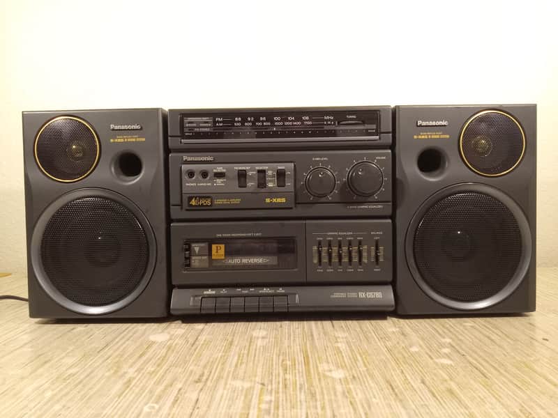Panasonic RX-CS780 Boombox Portable Cassette Tape Player | Reverb