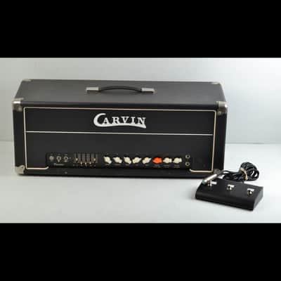 Vintage Carvin X-100 100 Watt Guitar Head Tube Amp Amplifier With Footswitch image 1