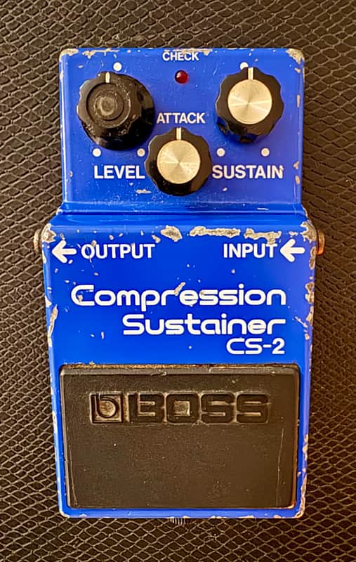 Boss CS-2 Compression Sustainer (Black Label) 1981 - 1989 - Blue