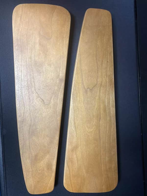 Kurzweil Cherry Wood End Caps - K2661 & PC3K SERIES - PC3K6 PC3K7 PC3K8 image 1