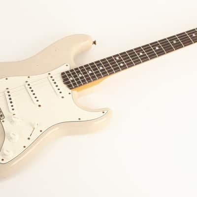Fender Custom Shop 1969 Stratocaster Journeyman Relic Rosewood Fingerboard Faded Vintage Blonde CZ585783 image 4