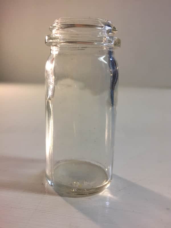 Vintage Glass Coricidin Bottle for Slide Guitar image 1