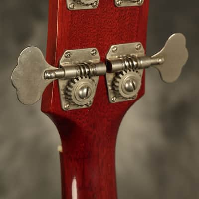 1965 Gibson EB-0 Bass Cherry wide nut width image 17