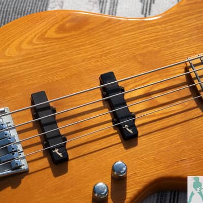 1987 Fender JBR-80M Pro-Feel Jazz Bass Made in Japan (FujiGen) - Pro Set Up w Perfect Frets/Action/Intonation! image 10