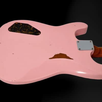 Kithara Guitars Harland Baritone - Shell Pink Relic. NEW, (Authorized Dealer) image 6