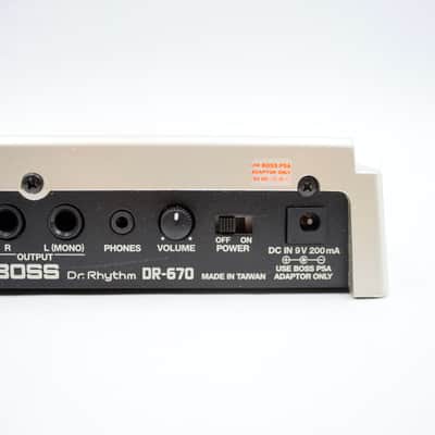 Boss DR-670 Dr. Rhythm With Power Supply Drum Machine BS08105 image 11