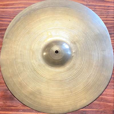 Zildjian Vintage 1950s Avedis 15” Hi-Hat Pair (644gr, 652gr) Good Condition -Light! image 2