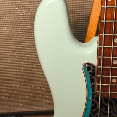 Greco Mercury Bass 1977 Daphne Blue Refin image 4