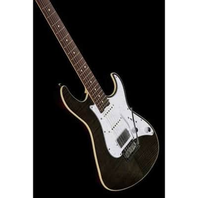 Cort G280 Select Flame Top, Trans Black, Rosewood Fingerboard, Voiced Tone VTH-77 Humbucker image 6