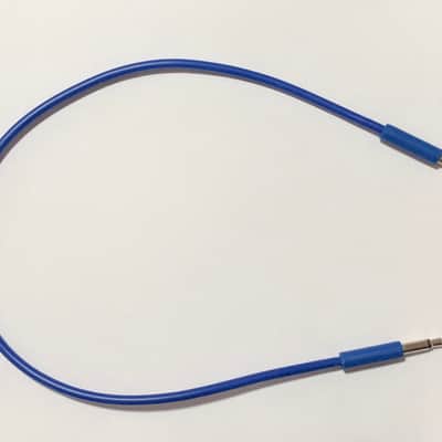 Skin Eurorack Patch Cables 30cm Blue. image 1