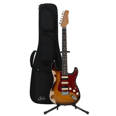 Suhr Ian Thornley Signature Classic S HSH Guitar w/ Premium Gig Bag - Antique Roughneck image 8