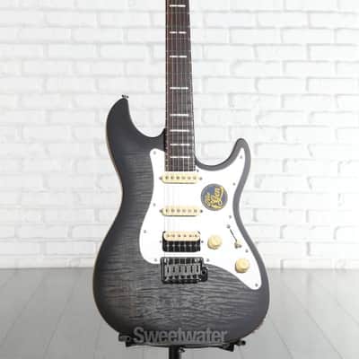 Sire Larry Carlton S7 FM New Gen Electric Guitar - Transparent Black  Rosewood Fingerboard (LCS7FMNGTBKd1) image 2