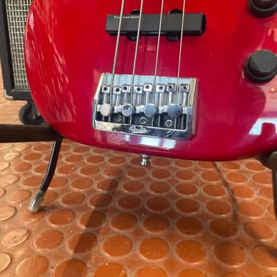 Fender Precision Deluxe bass 1993 - Red image 9
