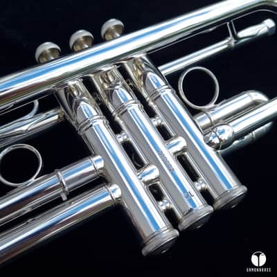 Bach Stradivarius C 180SL- 229 Chicago large lightweight trumpet case mouthpiece gamonbrass image 17