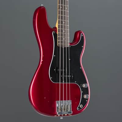 Fender AS Nate Mendel P-Bass RW CAR Candy Apple Red - 4-String Electric Bass image 5