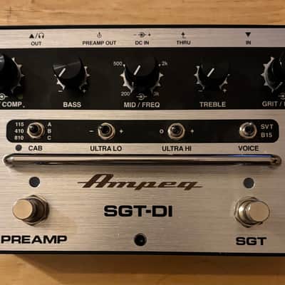 Ampeg SGT-DI Bass Preamp / DI 2023 - Present - Silver / Black image 1