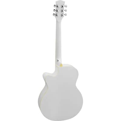 Tiger ACG3 Acoustic Guitar Pack for Beginners, Full Size, White image 5