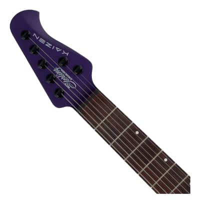 Sterling by Music Man Kaizen 7 7-String Guitar - Firemist Purple Satin - B-Stock image 4